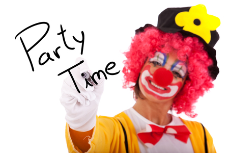 Party Time - white, people, party, funny, time, clown