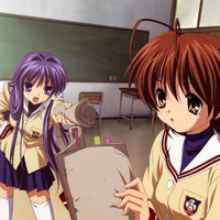 Kyou and Nagisa