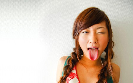 Yuuki Fukasawa - pretty, yuuki fukasawa, fun, beautiful, girl, funny, cute, asian, tongue