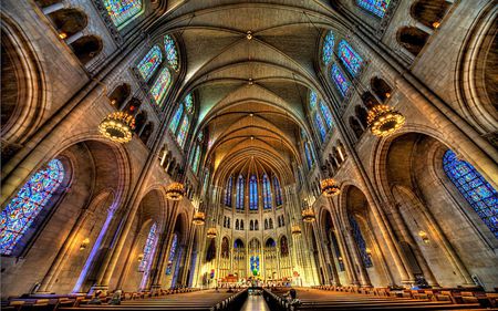 Riverside Church.   Interior - wonderful, stile, gothic, interior, church, architecture, riverside