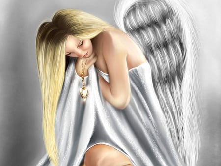 Angel - woman, girl, fantasy, angel