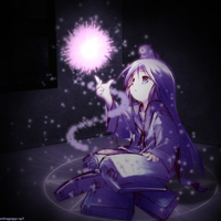 Girl with Purple Orb