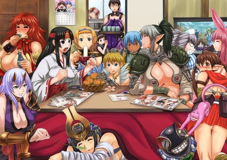 Queens Blade - fun, queens, party, characters, blade