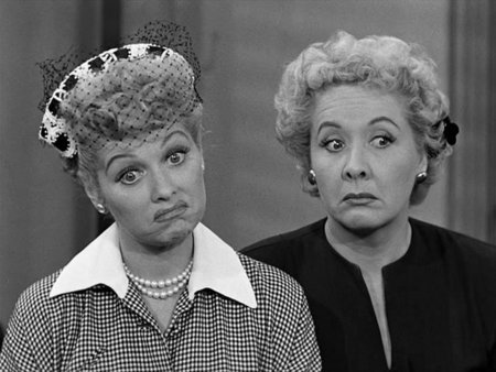 Lucille Ball and Vivian Vance - entertainment, i love lucy, vivian vance, lucy ricardo, lucille ball, tv series, ethel mertz