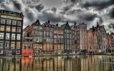 House reflected on water - cityscapes, nice, sky, popular, architecture, water, wallpaper, house