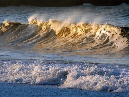 Before storm - beach, ocean, water, wave, sea