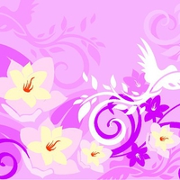 PURPLE DOVE VECTOR