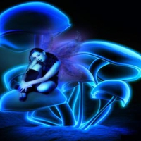 BLUE MUSHROOM FAIRY