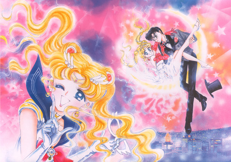 Sailor Moon - moon, manga, sailor, usagi, mamoru