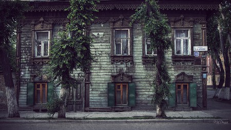 Old But Never Forgoten VI - house, run down, vintage, sidewalk, city, apartment, home, building