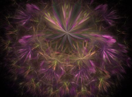 Pink and purple - purple, fractals, orange, pink, fractal