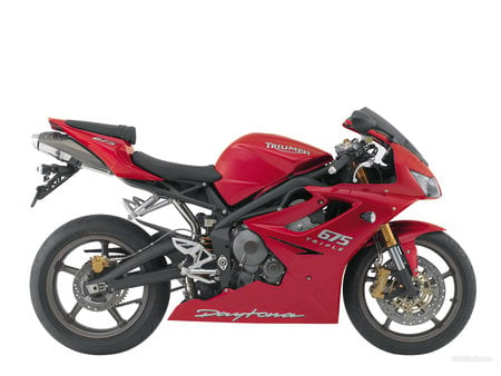 Daytona 675 - daytona, red, 675, triumph