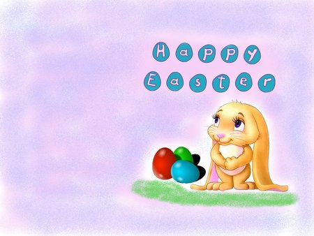 happy easter - eggs, easter, happy