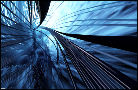 Engage - abstract, blue, 3d, engage, black