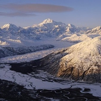 Mount Denali and Glacier