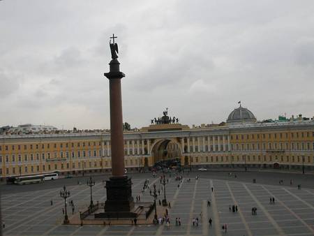 Alexander Palace - sky, cityies, travel, russia, photography, castles, clouds, homes, st petersburg