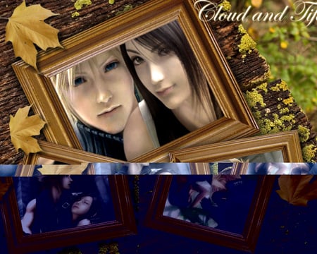 cloud and tifa collage - cloud-tifa