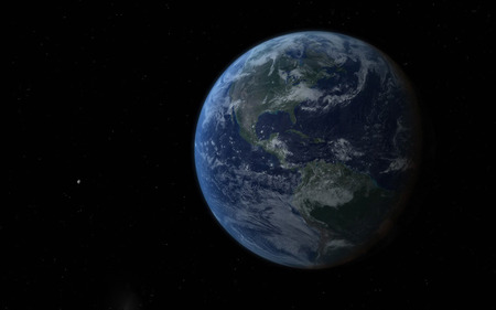 Earth Lightwave - planets, space, earth, light