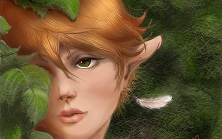 Elf Girl - beauty, elf, female, girl, fantasy, cg, hd, art, pretty, beautiful