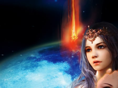 Fantasy Girl - princess, beauty, female, girl, fantasy, cg, hd, art, pretty, beautiful