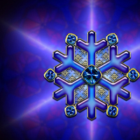 Blue Snowflake