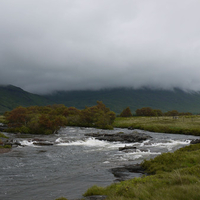 Rainclouds over Glen More