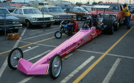 Shirley M. Dragster - people, dragster, car, other