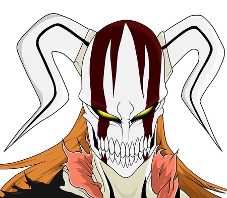 hollowication - bleach, bankai, anime, ichigo, vasto lorde, hollowication, hollow