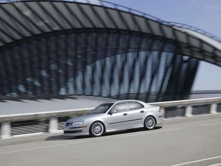 2005 93 Sedan - 2005, sky, car, 93, architecture, road, saab