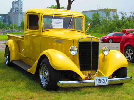 1934 International Hot rod truck - truck, hot rod, classic, international, 1934, antique