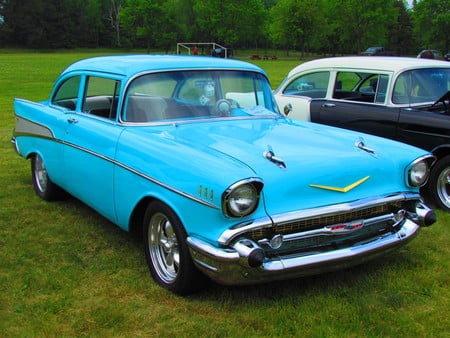 1957 Chevrolet Bel Air - hot rod, classic, 1957, bel air, chevy, gm