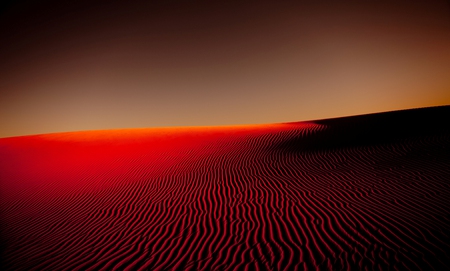 Nightfall in the Desert - nightfall, pc, hot, sun, sunbeam, colorful, evening, sunrays, paysage, wallpaper, africa, waves, nature, sky, ripples, image, brightness, black, brazil, red-hot, drift, desktop, shadows, flash, warmth, paisage, red, scenery, lands, lightness, natural, sundown, sunset, beije, widescreen, wind, view, desert, caloric, sunny, afternoon, deserts, cena, heat, light, computer, scenario, glow, maroon, dawn, torrid, sahara, sunrise, sunshine, brown, multicolor, orange, velvet, sand, scene, paisagem, background, day, night, dunes, picture, eddy, bright, colours, warm, cenario, australia, colors