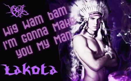 Lakota Native - lakota, purple, native american, tribal