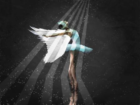 Feerie Siderala - ballerina, angel, aripi, grace, wings, baleina, feerie, dans, inger, dance