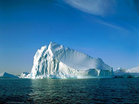 Iceberg - picture, iceberg, in sea, beautiful