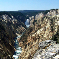 Water Fall and Grand Canyon of Yellowstone