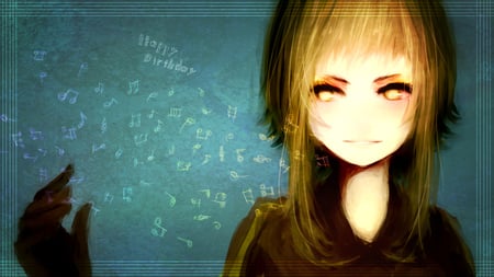 Happy Birthday Gumi - pretty, anime girl, vocaloid, beautiful, hot, beauty, green hair, long hiar, stunning, gumi, cute, vocaloids, sexy