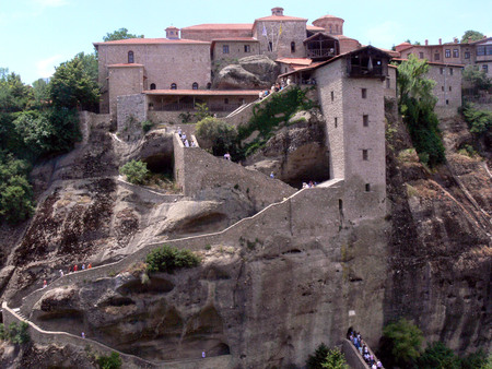 Meteora - stone, nature, orthodox, mountain, monasteries, greece, meteora