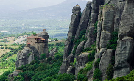 Meteora - stone, nature, orthodox, mountain, monasteries, greece, meteora