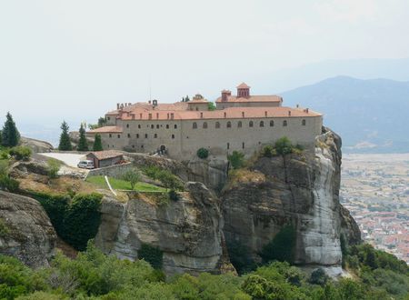 Meteora - stone, nature, orthodox, mountain, monasteries, greece, meteora