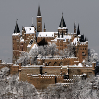 Hohenzollern Castle in Winter