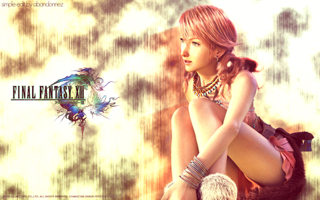 Cute Girl - girl, cute, final fantasy xiii, wallpaper