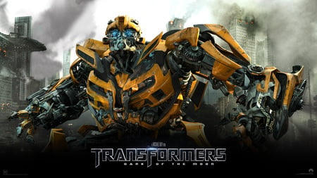 Bumblebee Transformers-3 - robots, bumblebee, movie, dark, sci-fi