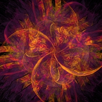 Orange and purple fractal