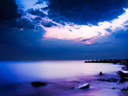 Cap-Sani-in-Greece - nature, sky, beach, light, blue, clouds