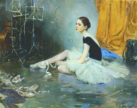 A portrait of ballerina - aldoshin, ballerina, portrait, vika osipova, mikhail