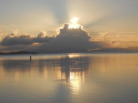 sunset - vanua levu, rabi, cakaudrove, fiji