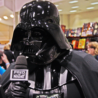 Darth-Vader singing karaoke