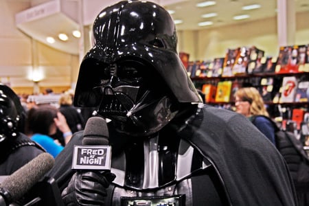 Darth-Vader singing karaoke - song, vader, karaoke, darth