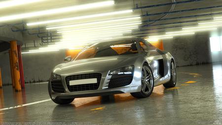 Audi R8 - fast, design, shine, fantasy, art, car, digital art, look, style, sportscar, cg, hd, speed, 3d, burzin engineer, audi, audi r8